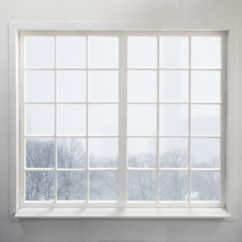 window view of snow